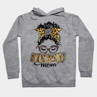 Hockey Mom Messy Bun   Hockey Mama Leopard Hoodie